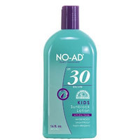 No Ad NO-AD Kids Sunblock Lotion, SPF 30, 16 Ounces