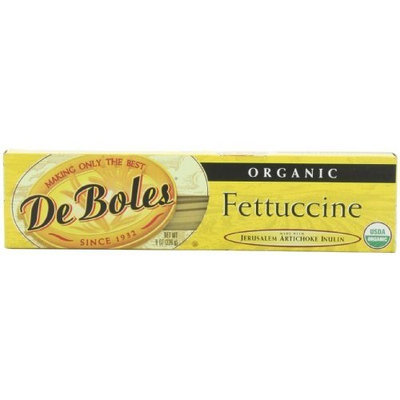 DeBoles Organic Fettuccine Pasta, 8 Ounce (Pack of 12)