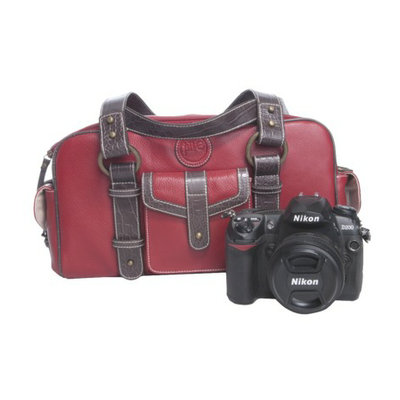 Jill-e Designs Jill-e Leather Camera Bag - Red (769367)