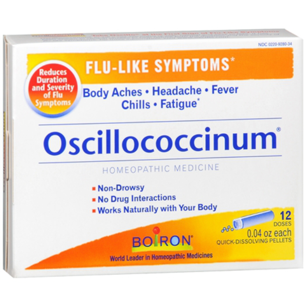 Boiron Oscillococcinum Homeopathic Flu Quick-Dissolving Pellets 12 Pk