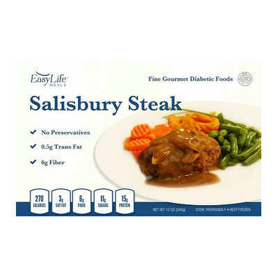 EasyLife Diabetic Meals Salisbury Steak with Mushroom Gravy
