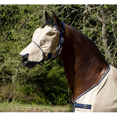 HorZe Seville Flyhood with Nose Protection