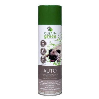 Clean Green Clean + Green Auto Cleaner Stain and Odor Remover for Dogs, 16-Ounce