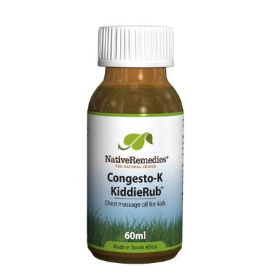 Native Remedies Congesto-K KiddieRub Chest Massage Oil, 60 ml