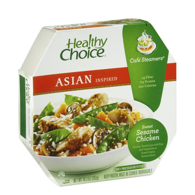 Healthy Choice Cafe Steamers Asian Inspired Sweet Sesame Chicken