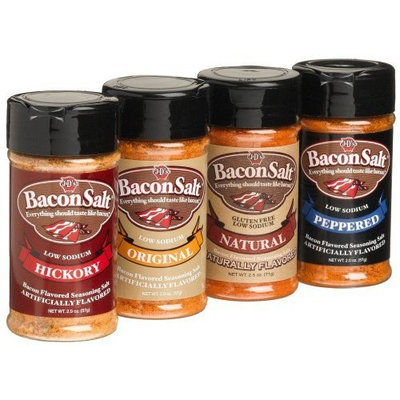 J & D Foods J&D's Bacon Salt Sampler, 2 Ounce Bottles (Pack of 4)