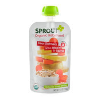 Sprout Pear Oatmeal, Maple & Carrot, 4.5 oz