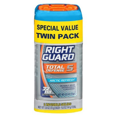 Right Guard Arctic Refresh Invisible Solid 2pk 5.2oz
