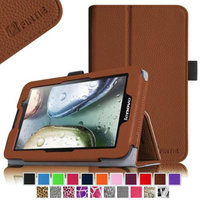 Fintie Lenovo IdeaTab A3000 7-Inch Android Tablet Folio Case - Premium Leather Cover Stand With Stylus Holder, Brown