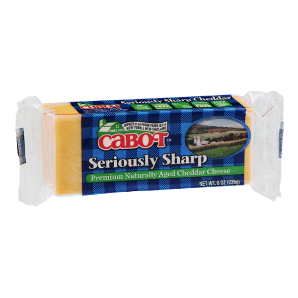 Cabot Aged Cheddar Cheese Seriously Sharp