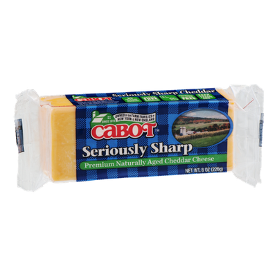 Cabot Aged Cheddar Cheese Seriously Sharp