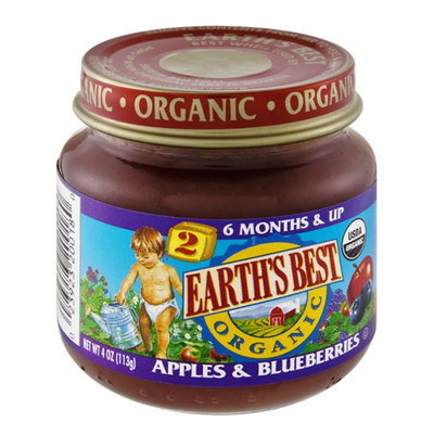Earth's Best Organic Stage 2 Apples & Blueberries