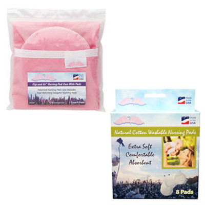 Nuangel, Inc. NuAngel Flip and Go Pink Nursing Pad Case