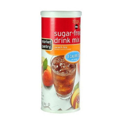 market pantry Market Pantry Sugar-Free Peach Tea Drink Mix 1.5-oz.