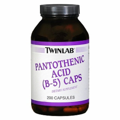 Twinlab Pantothenic Acid Caps (B-5) 500 mg Dietary Supplement Capsules