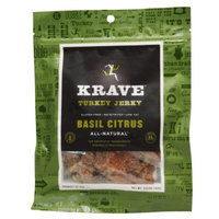 Krave Citrus Basil Turkey Jerky