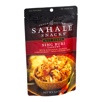 Sahale Snacks® Nut Blend Sing Buri Cashews With Pineapple, Peanuts, Lemongrass + Mild Chinese Chili