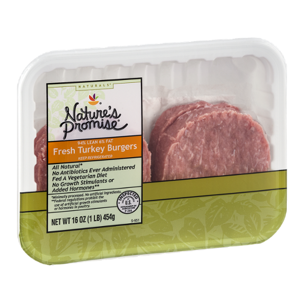 Nature's Promise Naturals Fresh Turkey Burgers Reviews 2019