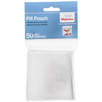 Walgreens Disposable Pill Pouch, 50 ea