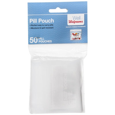 Walgreens Disposable Pill Pouch, 50 ea