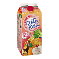 CoolJuice All Natural Fruit Punch 100% Real Juice