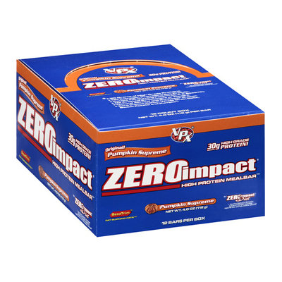 Zero Impact Pumpkin Supreme High Protein Meal Replacement Bars