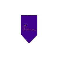 Ahi Princess Rhinestone Bandana Purple Large