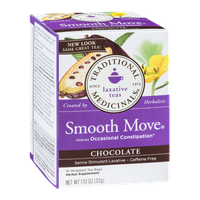 Traditional Medicinals Laxative Teas Organic Smooth Moves Chocolate Tea Bags - 16 CT