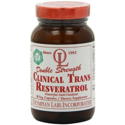 Olympian Lab Clinical Resveratrol, Double Strength, 300mg, 30-Count