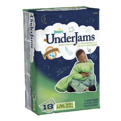 Pampers UnderJams Boys Size 8 (L/XL) Jumbo Pack 13 Count