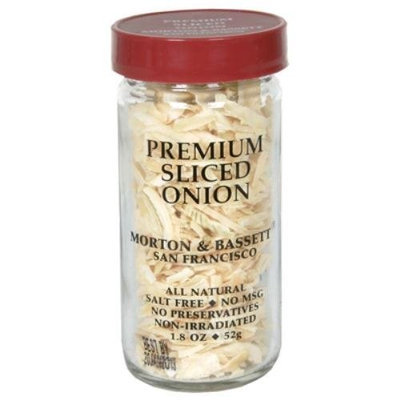 Morton & Bassett Sliced Onion, 1.8-Ounce Jars (Pack of 3)