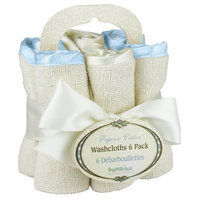 Bumkins Organic Washcloth 6- Pack, Blue