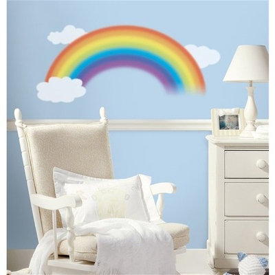 RoomMates Over the Rainbow Mega Pack Peel and Stick Nursery Wall Decal Set - 42