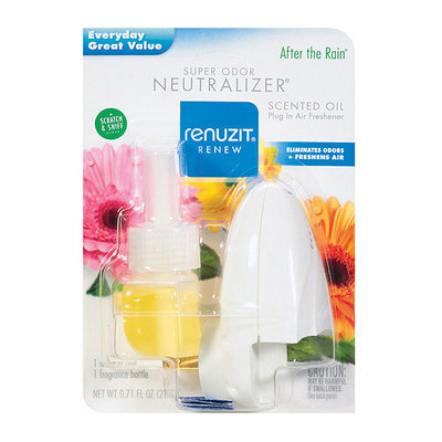 Renuzit After The Rain Super Odor Neutralizer Scented Oil Plug In Air Freshener