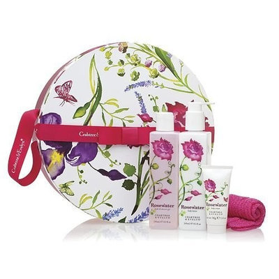 Crabtree & Evelyn Rosewater Hatbox Round
