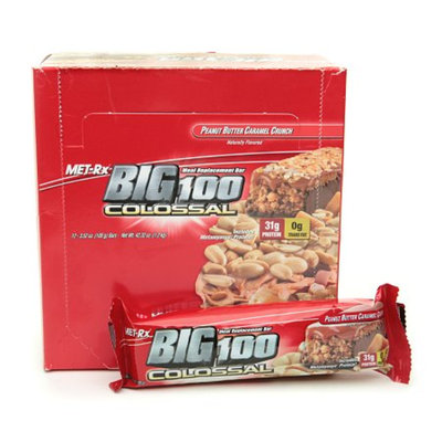 Met-Rx Big 100 Colossal Meal Replacement Bars Peanut Butter Caramel Crunch