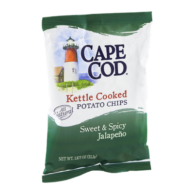 Cape Cod Kettle Cooked Potato Chips Sweet & Spicy Jalapeno