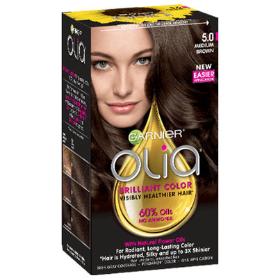 Garnier Olia Ammonia Free Hair Color - 5.0 Medium Brown