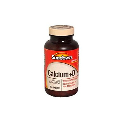 Sundown Naturals Calcium with Vitamin D3, 250 tablets