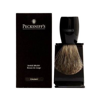 Pecksniffs Pecksniff's Shave Brush - Chunky Black Handle Chunky