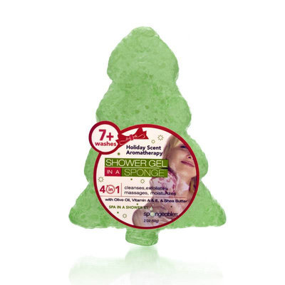 Spongeables Shower Gel in a Sponge (Green Tree) 7+ Uses