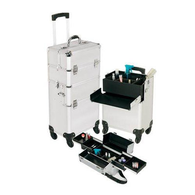 Seya Silver 360 Professional Rolling Makeup Case
