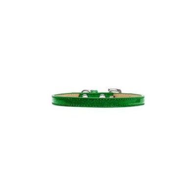 Mirage Pet Products 10-30 8EG Plain Ice Cream Collars Emerald Green 8