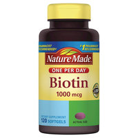 Nature Made Biotin 1000 mcg Softgels - 120 Count