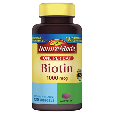 Nature Made Biotin 1000 mcg Softgels - 120 Count