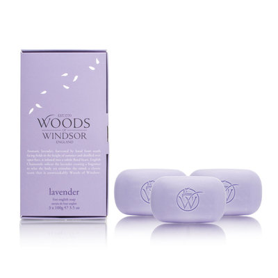 Woods Of Windsor Lavender Fine English Soap 3x100g/3.5oz