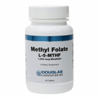 Douglas Laboratories Methyl Folate 5-MTHF, Tablets, 60 ea