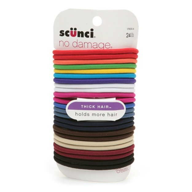 Scunci No Damage Thick Hair Elastics