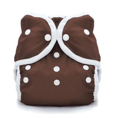 Thirsties Duo Wrap Snap, Mud, Size Two (18-40 lbs)