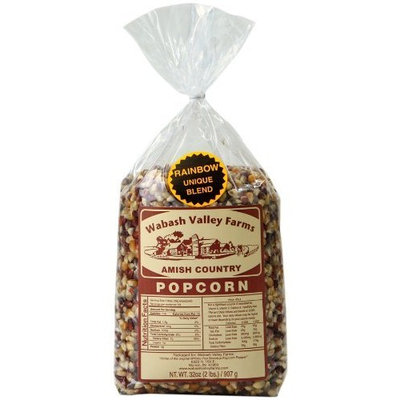 Wabash Valley Farms Amish Country Gourmet Popping Corn, Flavorful Medley, 2-Pound Bags (Pack of 6)